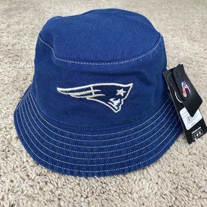 New England Patriots '47 Trailhead Bucket Hat Navy‎ Washed OSFM NFL Cap NWT